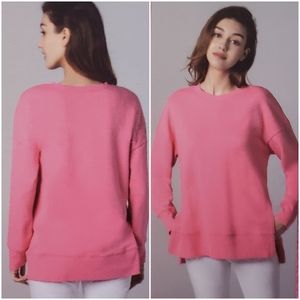 Green tea oversize pink top